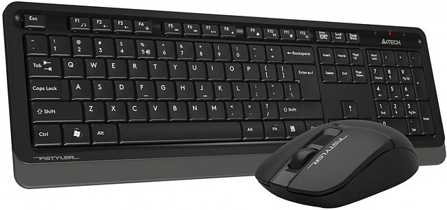 Набор периферии A4Tech Fstyler FG1012 черный/серый