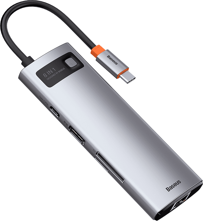 USB-хаб Baseus Metal Gleam Gray (CAHUB-CV0G)