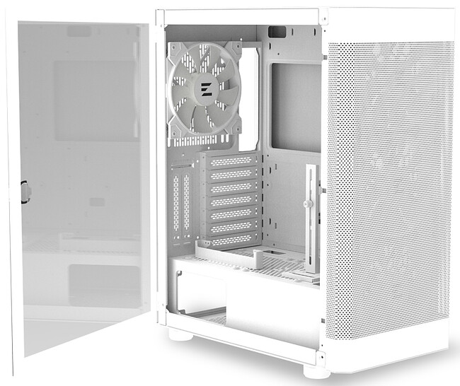 Корпус Zalman i4 TG без БП белый