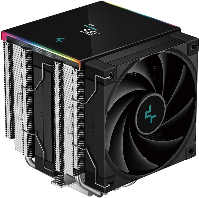Кулер для процессора DeepCool AK620 Digital SE черный (R-AK620-BKADMN-GJD)