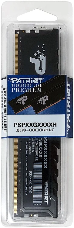 Оперативная память Patriot Signature Premium 16GB DDR4 (PSP416G2666H1)