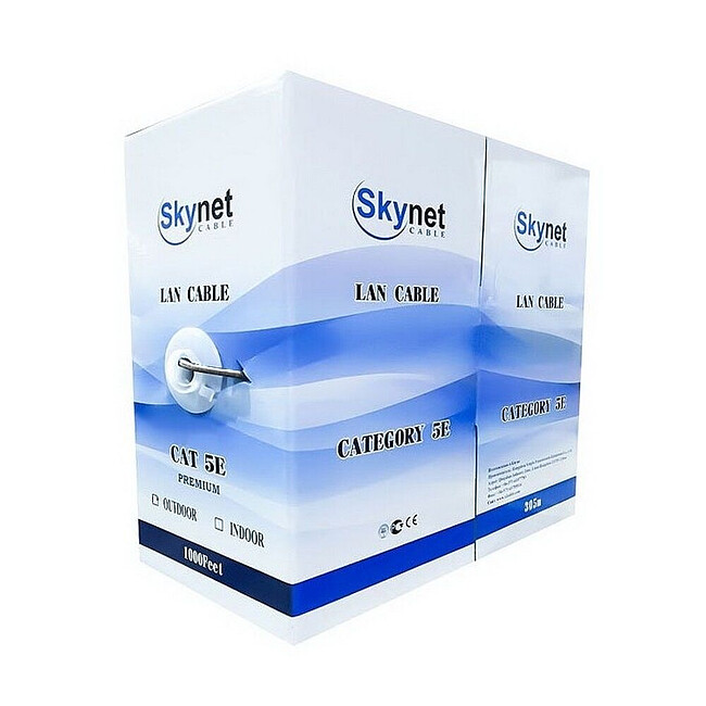 Кабель UTP SkyNet Light 305m CSL-UTP-4-CU серый