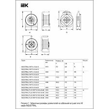 Удлинитель на катушке IEK Industrial УК10 (WKP14-10-04-10)