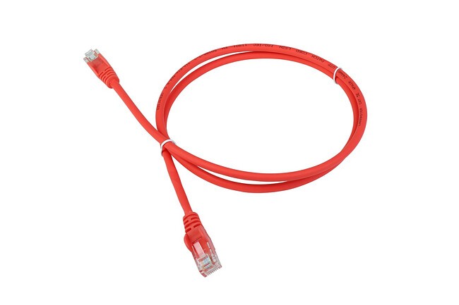 Патч-корд Lanmaster LAN-PC45/S5E-1.0-RD красный