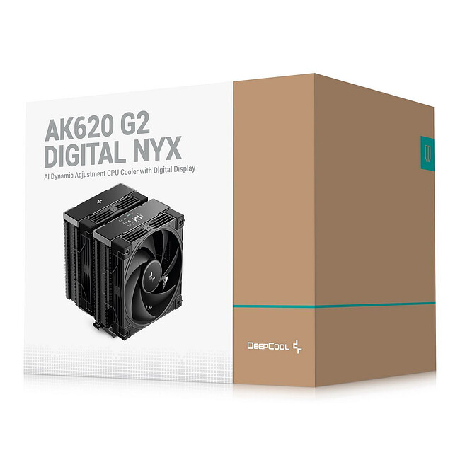Кулер для процессора DeepCool AK620 G2 Digital NYX черный (R-AK620G2-BKNNMN-GJD-1) + термопаста DeepCool DS9 3.5г (R-DS9-GY035C-G)