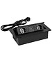 Разветвитель Premier PX/BL-HOR-2R-2USB-BLK черный