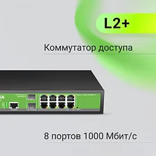 Коммутатор Digma DSW708G-2S-T