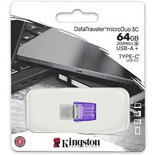 USB Flash-накопитель Kingston DataTraveler microDuo 3C G3 64GB (DTDUO3CG3/64GB)