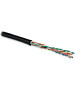Кабель витая пара Hyperline UUTP4-C5E-S24-OUT-PE-BK-100