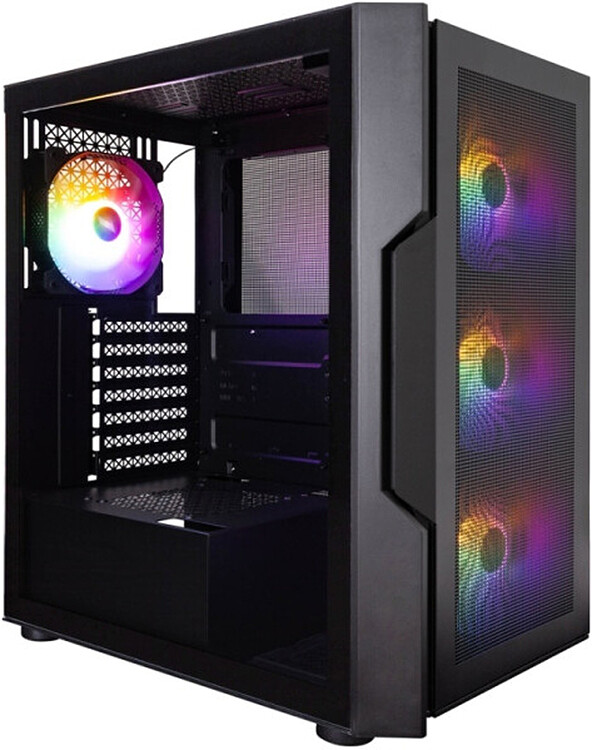 Корпус 1stPlayer T7-P без БП Black (T7-P-BK-4F7)