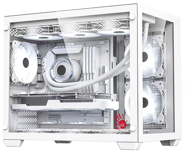 Корпус Bloody BD-CC108 без БП белый (BD-CC108-WH)