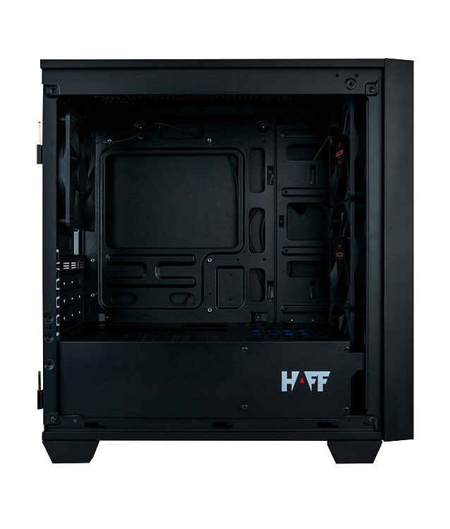 Корпус HAFF Bind mATX без БП черный