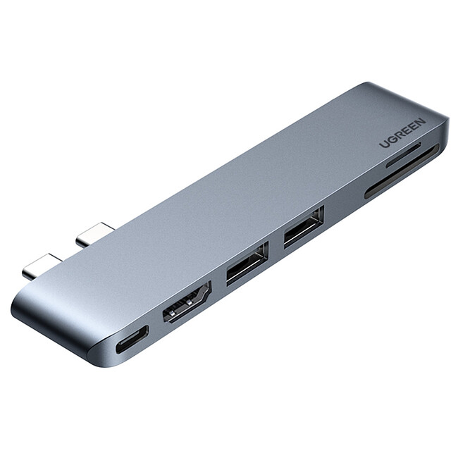 USB-хаб Ugreen CM380-80856 Space Gray (80856)