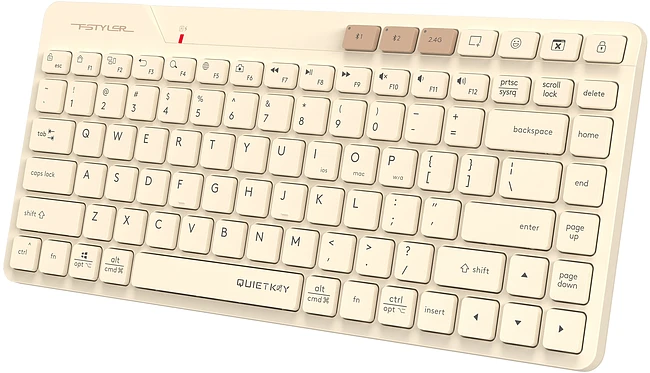 Клавиатура A4Tech Fstyler бежевый (FBK26C AS)