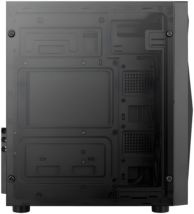Корпус AeroCool ATX Без БП Glider (Cosmo-G-BK-v1)
