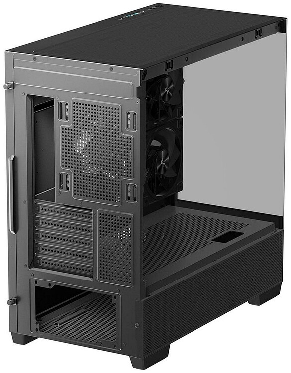 Корпус DeepCool CG380 3F ITX черный (R-CG380-BKAGM3-G)
