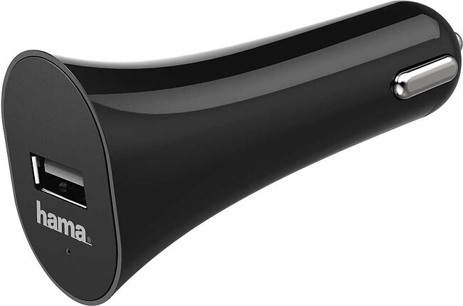 Автомобильное зарядное Hama H-173756 черный (00173756)