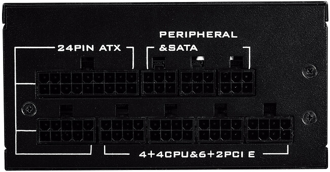 Блок питания Lian Li SP750 750W черный (G89.SP750B.00EU)