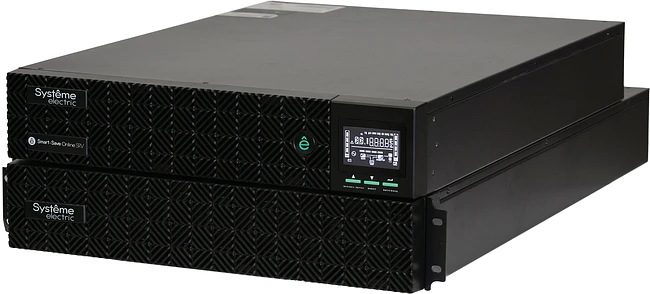 Источник бесперебойного питания Systeme Electriс SRV 10000Вт 10000ВА черный (SRVSE10KRTXLIG2-PM)