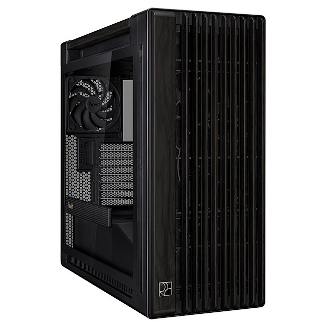 Корпус ASUS Proart PA602 Walnut Wood TG PWM без БП Black (90DC00J0-B09030)