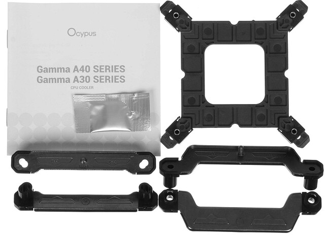 Кулер для процессора Ocypus Gamma A40 BK ARGB Digital Black (Gamma-A40-BK1NAWD00X-GL)