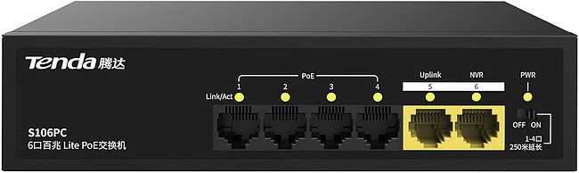 Коммутатор Tenda S106PC