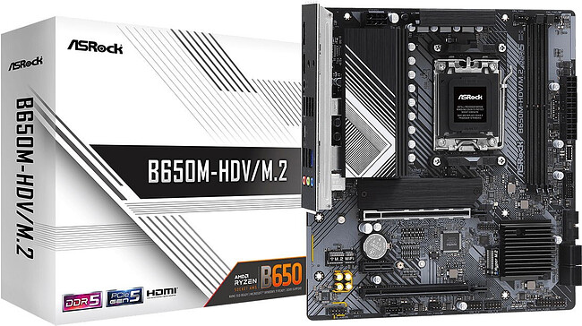 Материнская плата ASRock B650M-HDV/M.2 DDR5