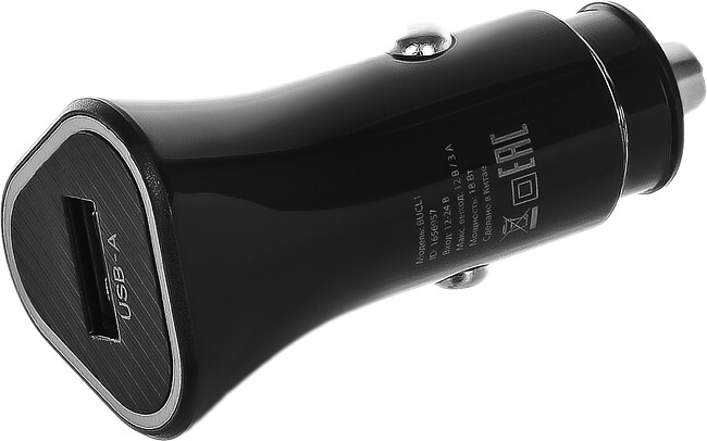 Автомобильное зарядное Buro BUCL1 черный