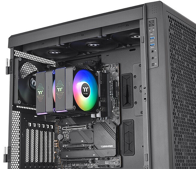Кулер для процессора Thermaltake Astria 600 ARGB черный (CL-P121-CA12SW-A)