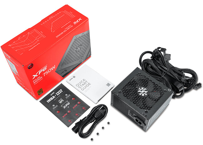 Блок питания XPG PYLON550B-BKCEU