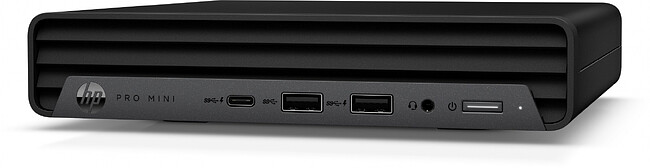 Компьютер HP ProDesk 400 G9 Mini i3 13100T черный (883S7EA)