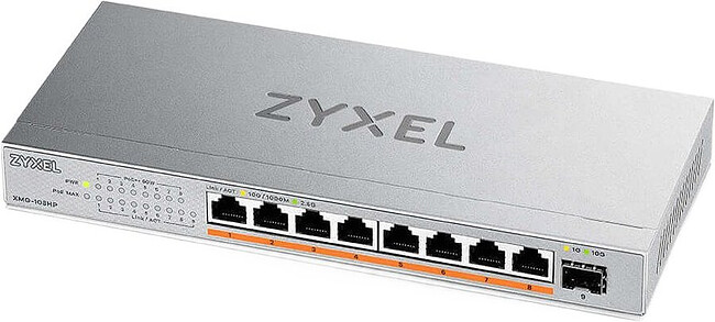 Коммутатор Zyxel XMG-108HP-EU0101F