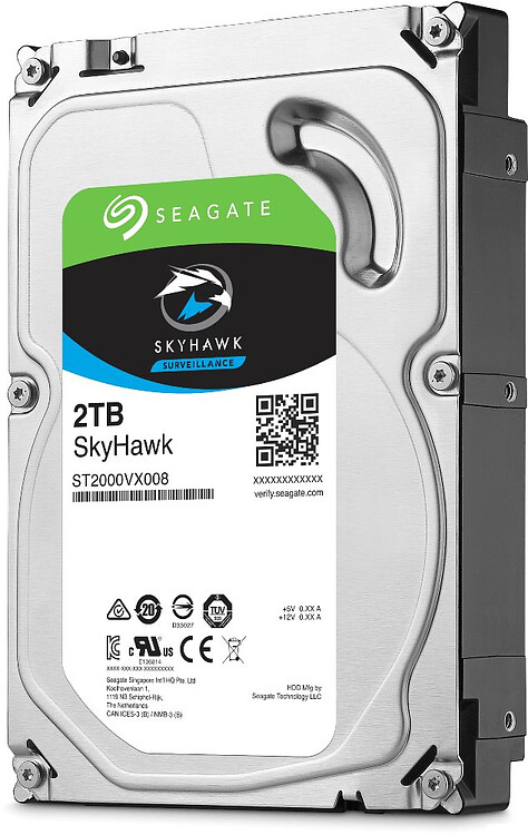 Жесткий диск Seagate Skyhawk Surveillance 2TB Pull (ST2000VX008)