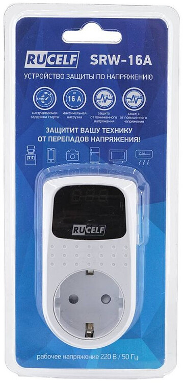 Стабилизатор напряжения Rucelf SRW-16A белый