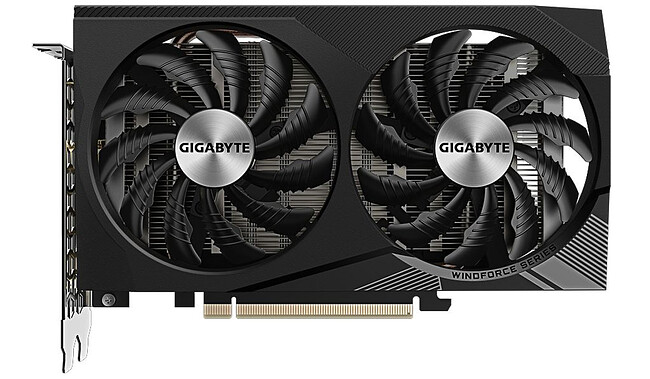 Видеокарта GigaByte GeForce RTX 3050 WindForce OC V2 8GB GDDR6 (GV-N3050WF2OCV2-8GD)