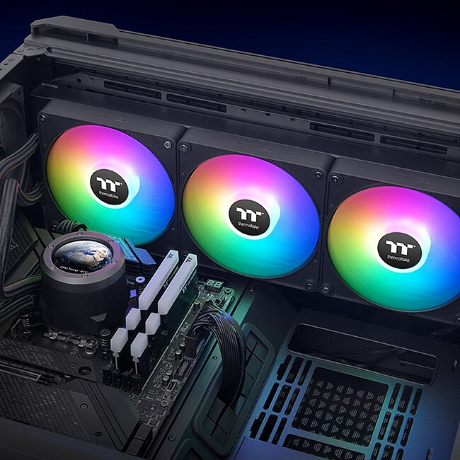 Система жидкостного охлаждения для процессора Thermaltake TH420 V2 Ultra EX ARGB черный (CL-W417-PL14SW-A)
