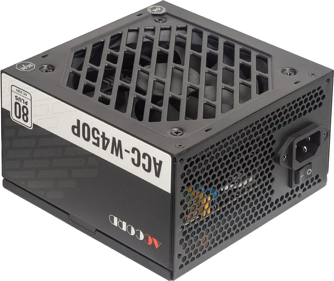Блок питания Accord ATX ACC-W450P 80 Plus White 450W Black