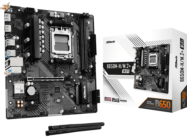 Материнская плата ASRock B650M-H/M.2+ WIFI