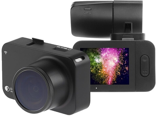 Автомобильный видеорегистратор Daocam Uno GPS Wi-Fi черный (1045026)