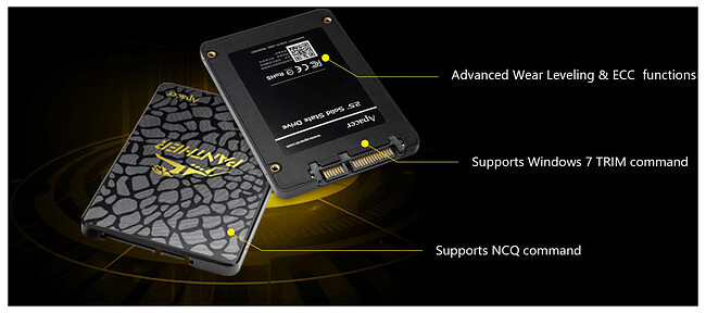 SSD диск Apacer Panther AS340 120GB (AP120GAS340G-1)