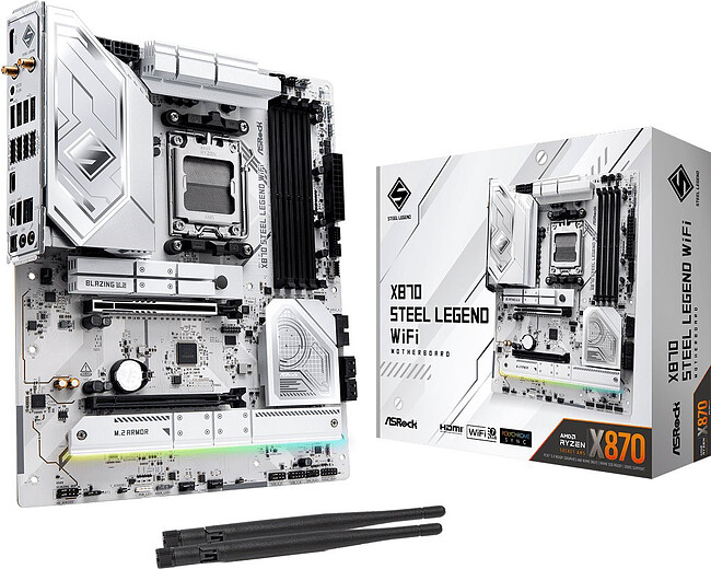 Материнская плата ASRock X870 Steel Legend WiFi