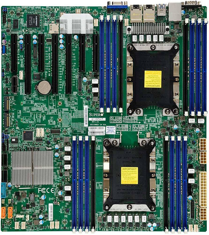 Материнcкая плата SuperMicro iC624 16xDDR4 (MBD-X11DPH-T-O)
