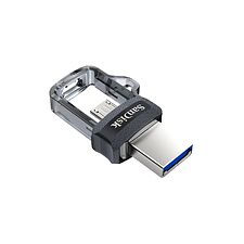 USB Flash-накопитель SanDisk Ultra Dual Drive M3.0 128GB черный/серый (SDDD3-128G-G46) USB Flash-накопитель SanDisk Ultra Dual Drive M3.0 128GB черный/серый (SDDD3-128G-G46)