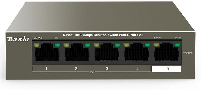 Коммутатор Tenda TEF1105P-4-38W