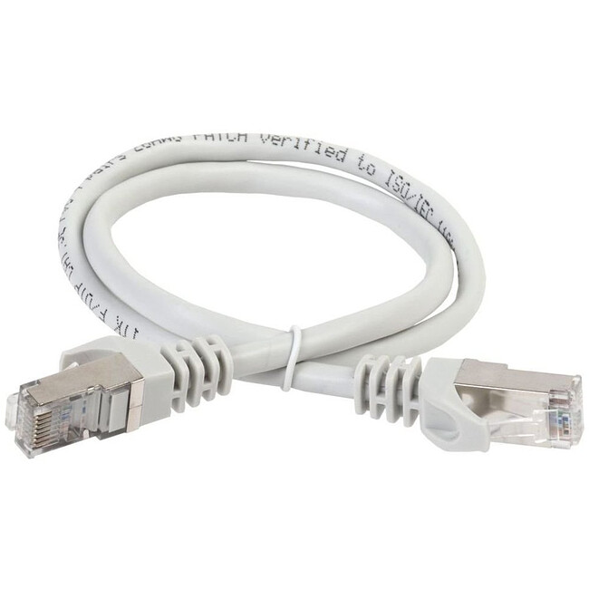 Патч-корд ITK PC01-C5EFL-1M серый Патч-корд ITK PC01-C5EFL-1M серый