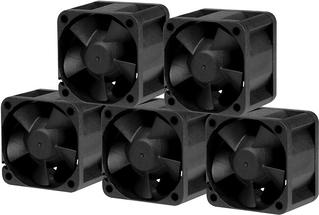Комплект вентиляторов для корпуса Arctic S4028-15K 5 Pack черный (ACFAN00274A)