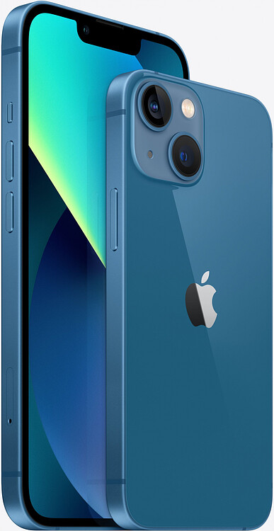 Смартфон Apple A2633 iPhone 13 128Gb/4Gb синий (MLPK3HN/A)