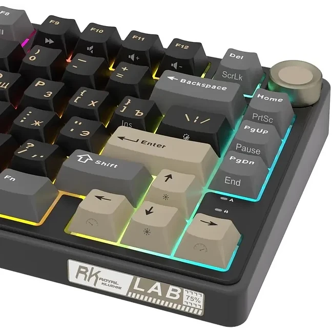 Клавиатура Royal Kludge R75 K Silver switch/Phantom