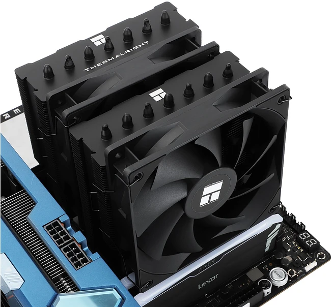 Кулер для процессора Thermalright Phantom Spirit 120 Black (PS120-SE-BL)