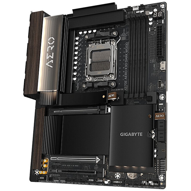 Материнская плата GigaByte X870E Aero X3D Dark Wood